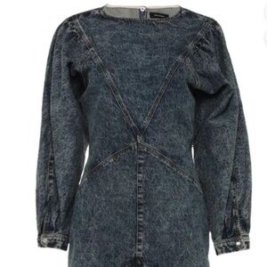 Isabel Marant stonewashed maxi denim dress. Excellent condition, like new. Size